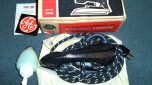 Vintage General Electric travel steam and dry iron Model No. F49